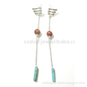 925sterling silver earrings with CZstone setting